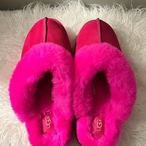 Hot Pink Women’s size 10 Ugg slip one